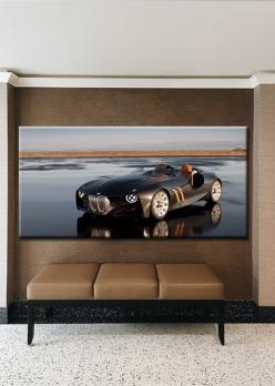 Картина на холсте. BMW 328 hommage
